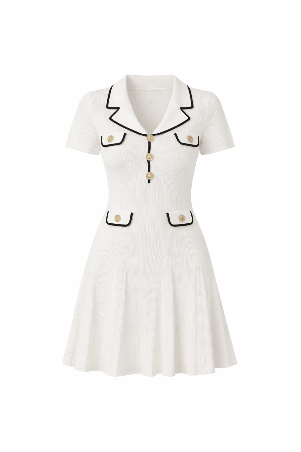 Andrea Dress in White - Miami O’clock Shop
