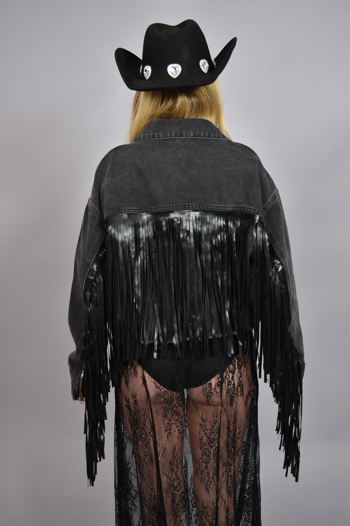 Kim Fringe Denim Jacket - Miami O’clock Shop