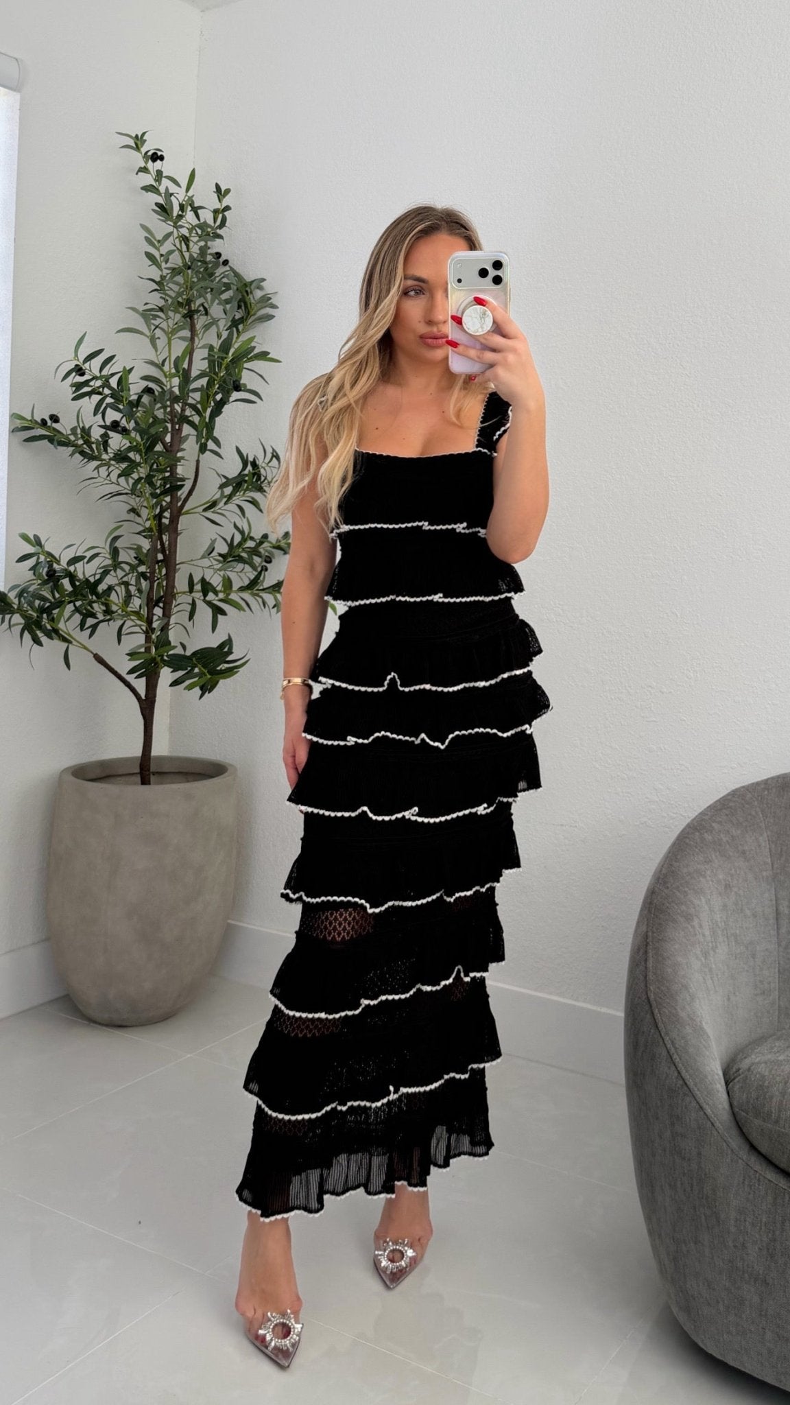 Lina Set in Black - Miami O’clock Shop