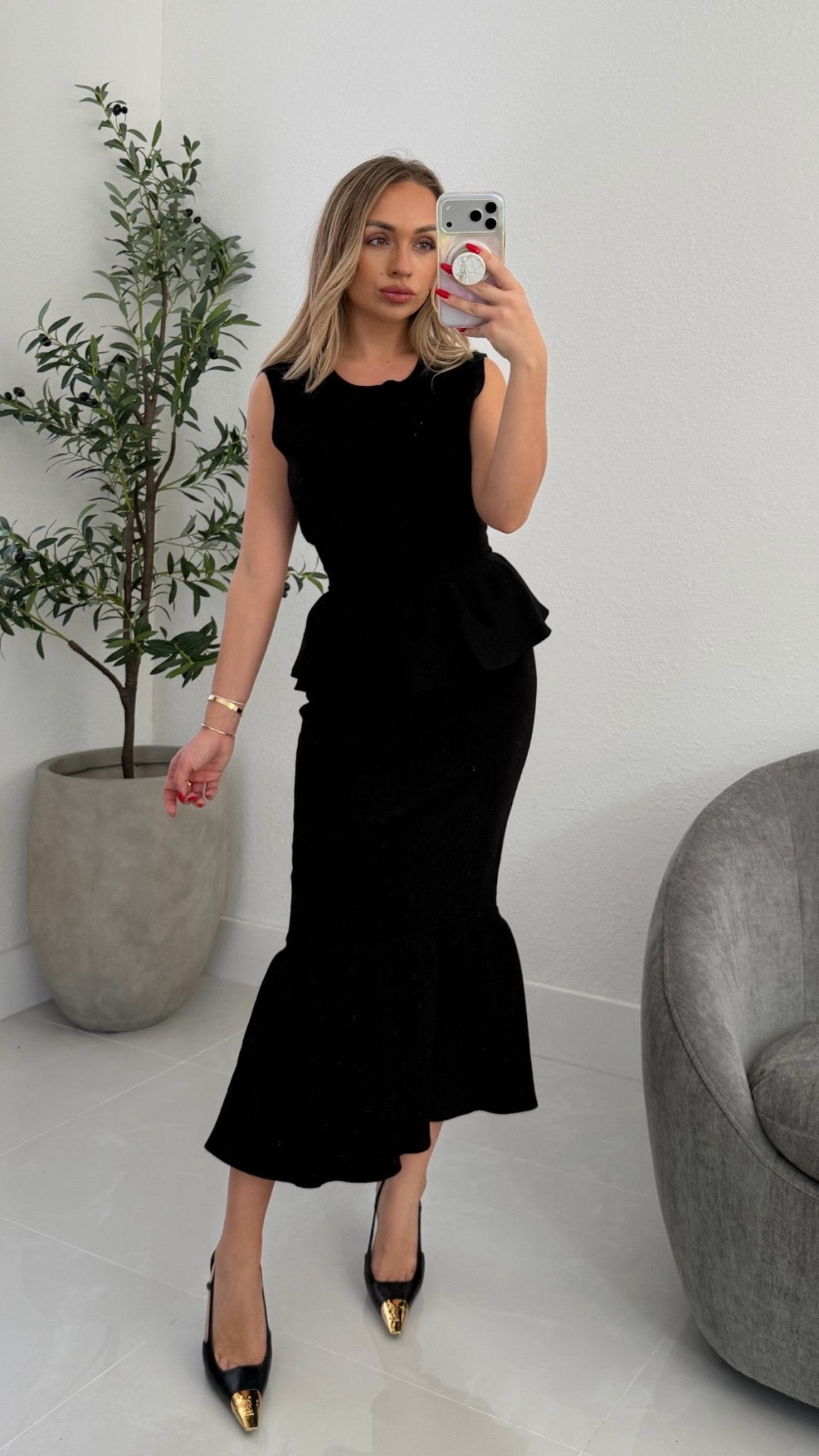 Mabel Set in Black - Miami O’clock Shop