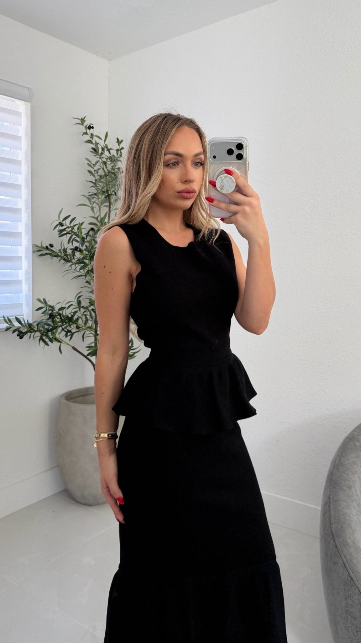 Mabel Set in Black - Miami O’clock Shop