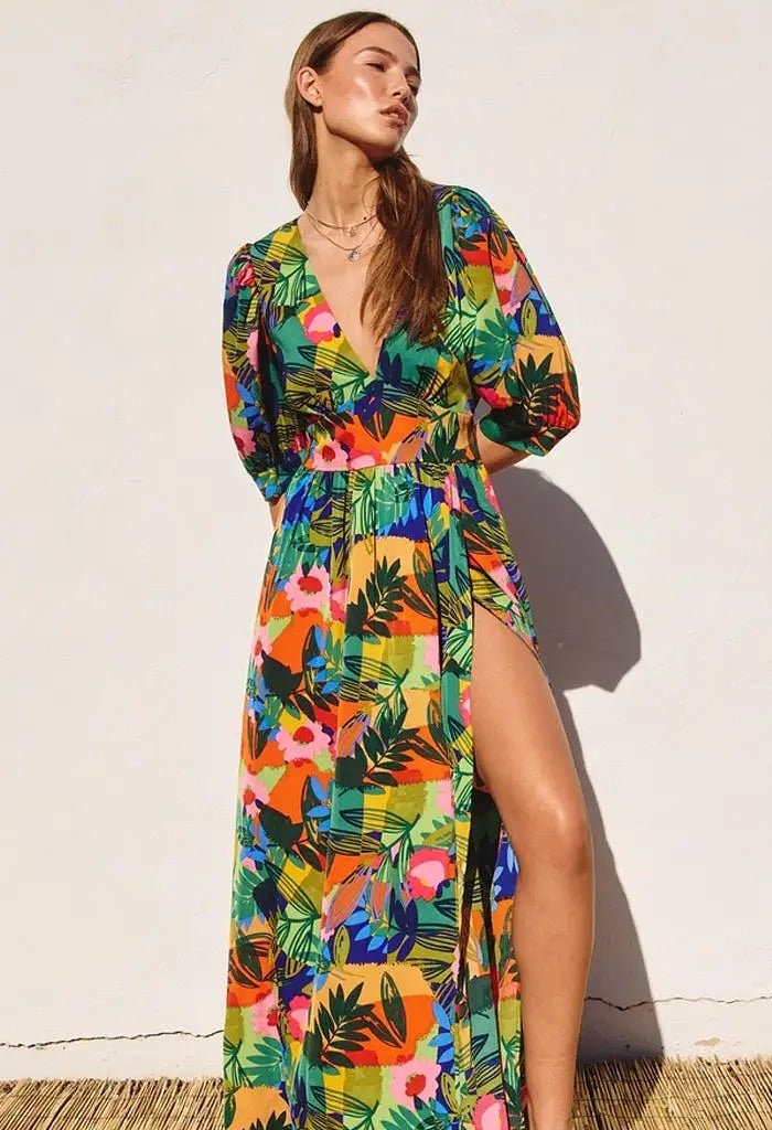 Romy Floral Maxi Dress - Miami O’clock Shop