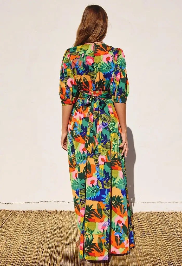 Romy Floral Maxi Dress - Miami O’clock Shop