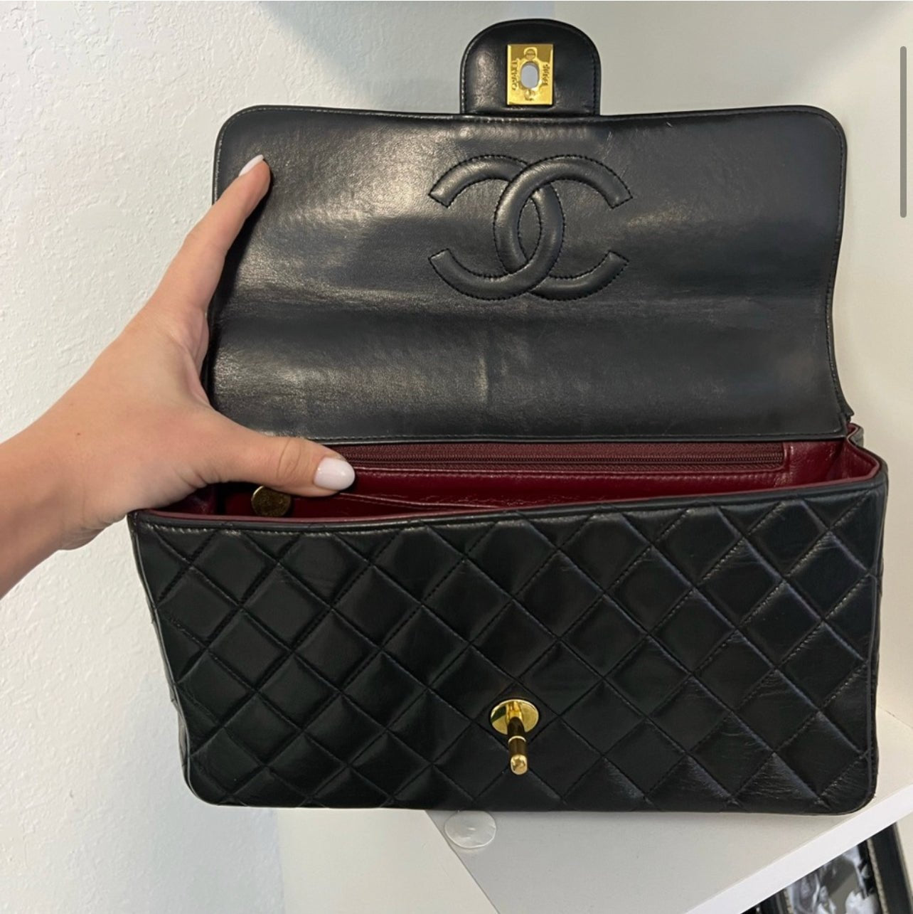 Chanel twin top handle shop